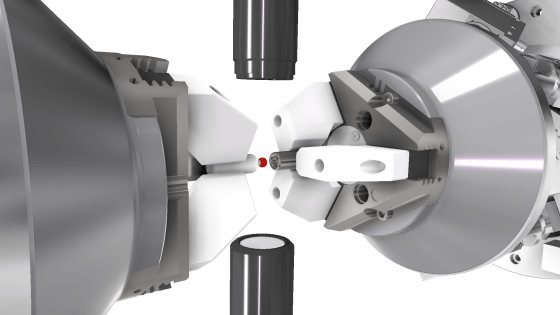 3D CAD model of an alignment system